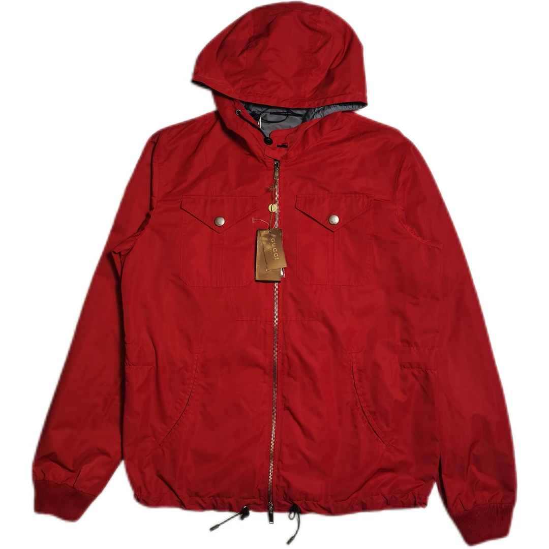 全新未使用 GUCCI/古驰 全新古驰尼龙冲锋衣 50 码