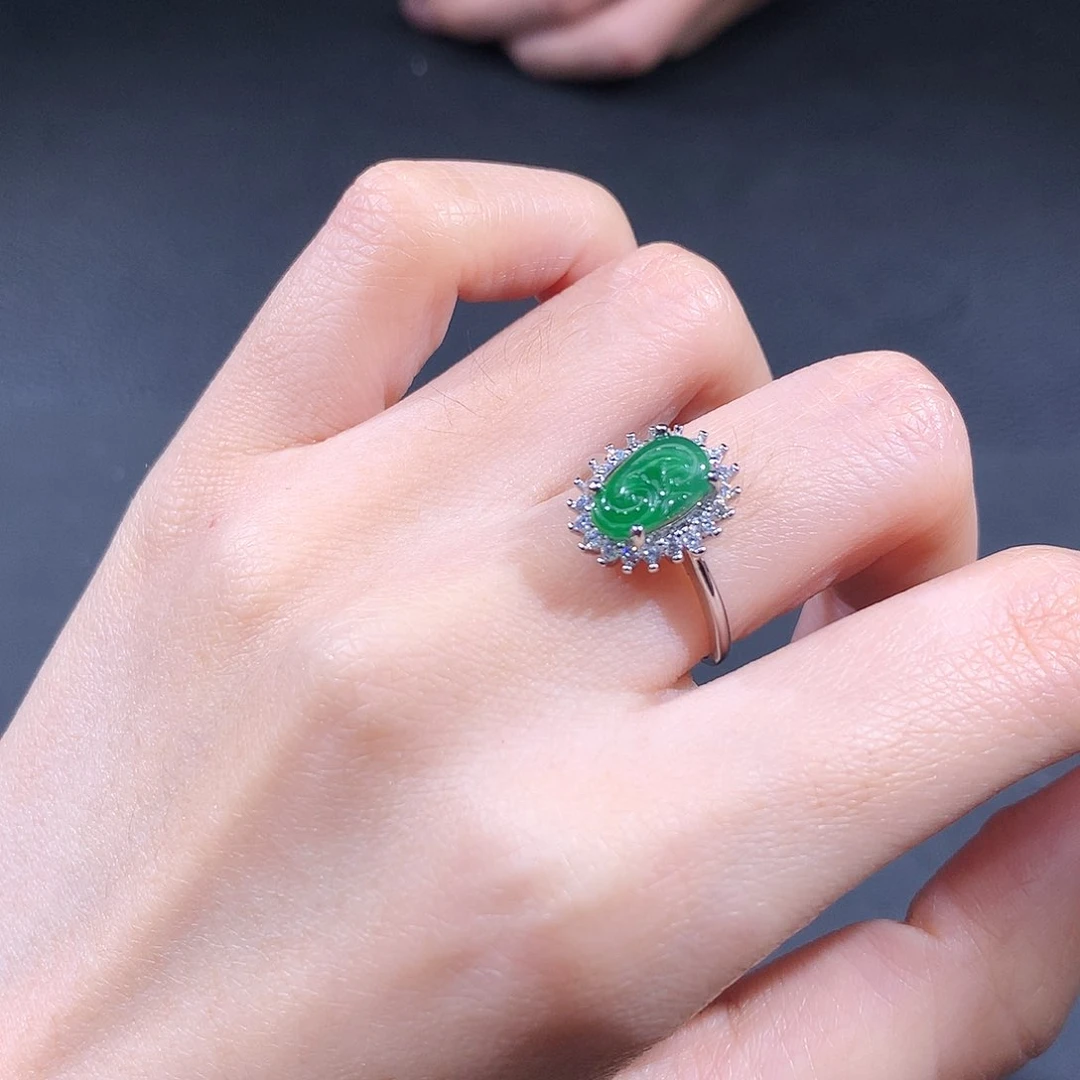 未镶嵌戒指翡翠翡翠