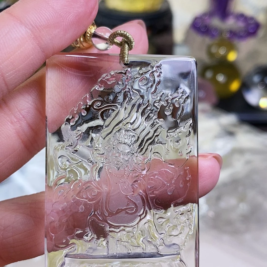 水晶天然水晶吊坠漂亮未镶嵌津****列