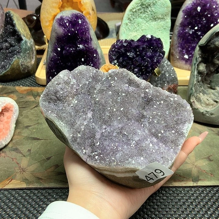 紫晶大型摆件（非配饰）未镶嵌