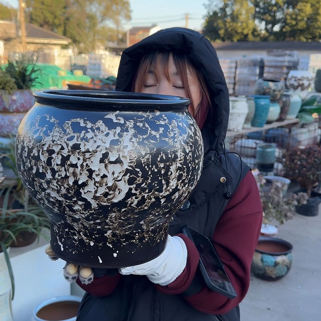 王嫂花盆1226-353高27口24