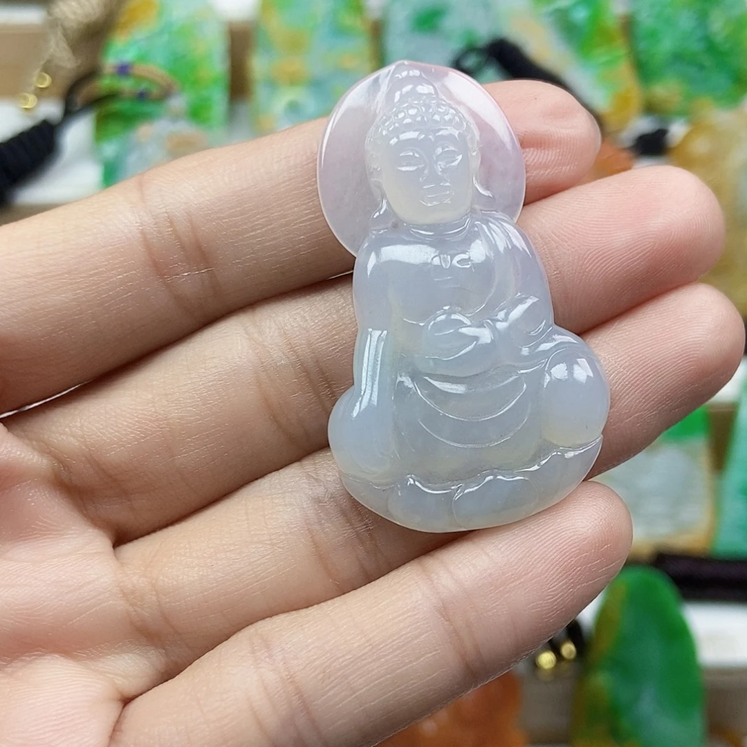 创***维颈饰未镶嵌翡翠天然翡翠Ａ货