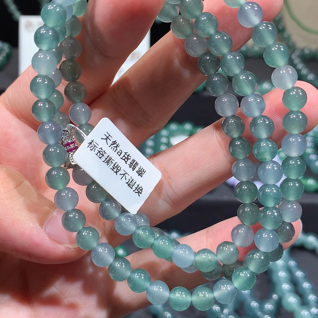 未镶嵌手链翡翠天然a货翡翠项链6.2