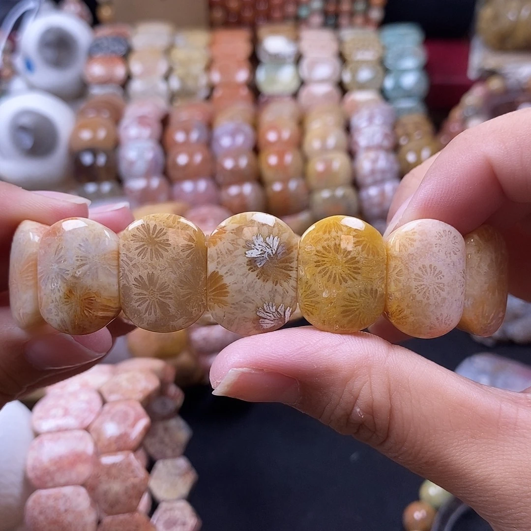 未镶嵌手牌硅化珊瑚（珊瑚玉）19