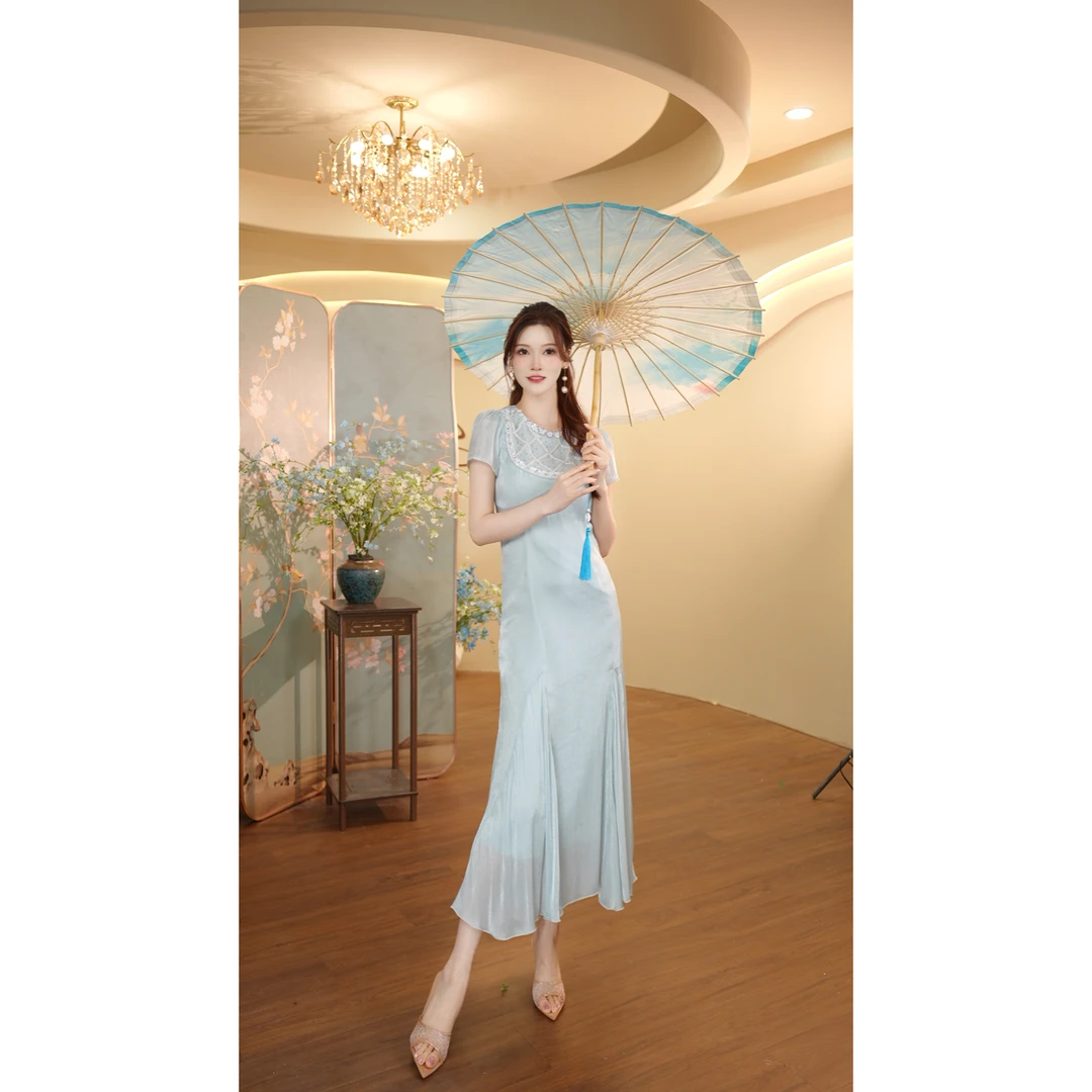 夏意浓定制-1465（亭亭玉立）连衣裙P269