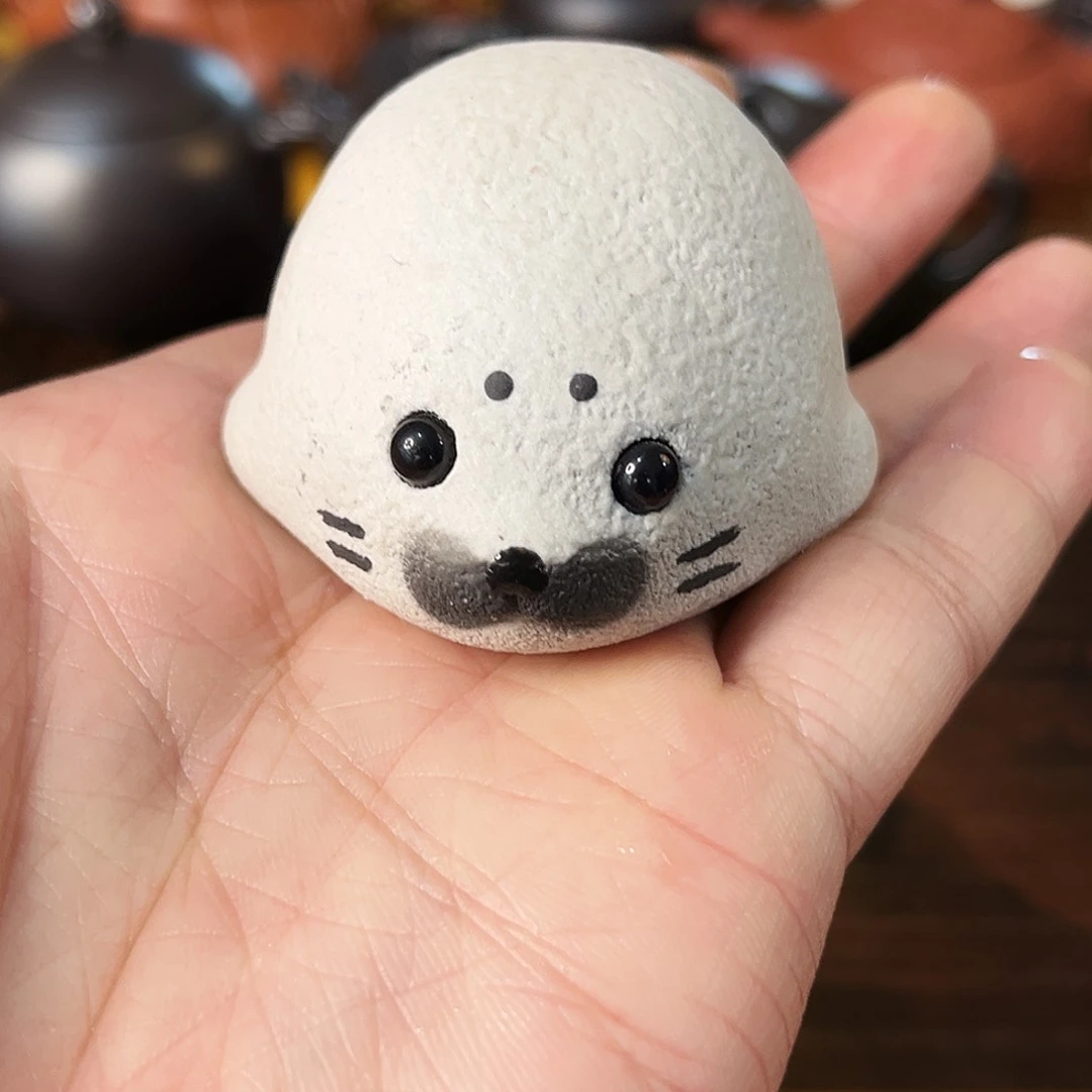 紫砂茶宠小海狮茶宠