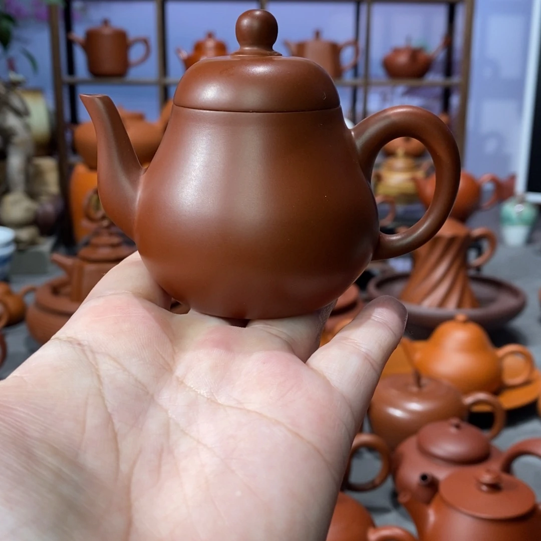 紫砂茶壶章淑煌朱泥高梨壶98cc