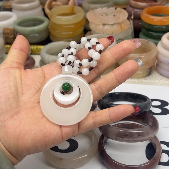 石英岩玉合金手镯