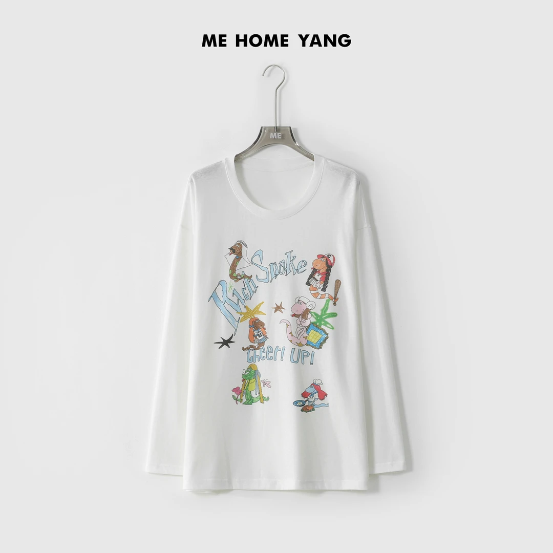 ME【富贵蛇一手长】减龄冰柔丝滑显瘦舒适时尚百搭短袖T恤MESS3260