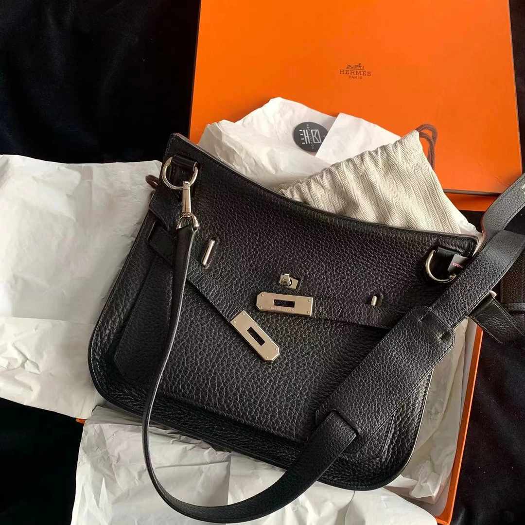 95新 Hermes/爱马仕 展会外场！黑银吉普赛28包