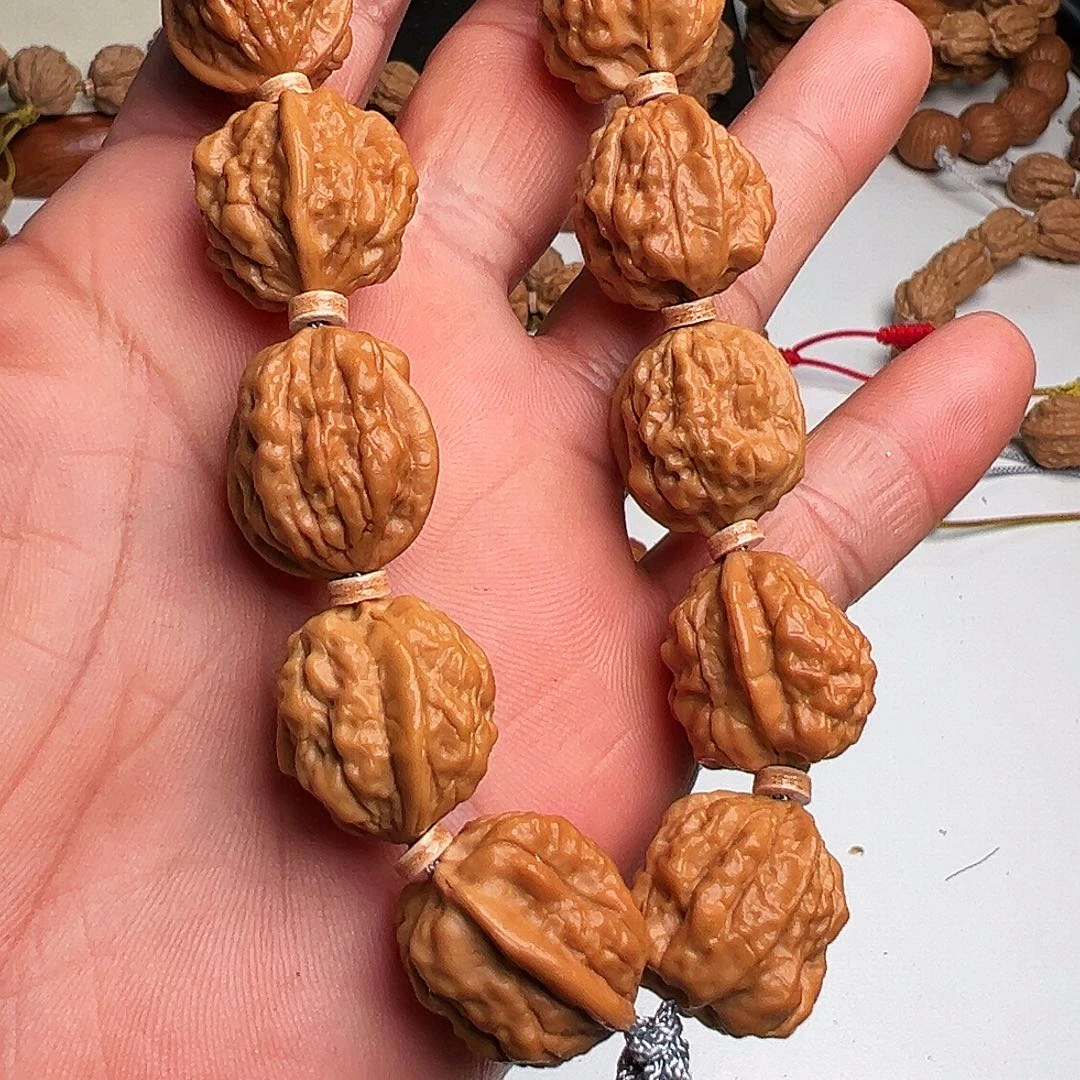 猴头核桃吊坠L*金蟾18