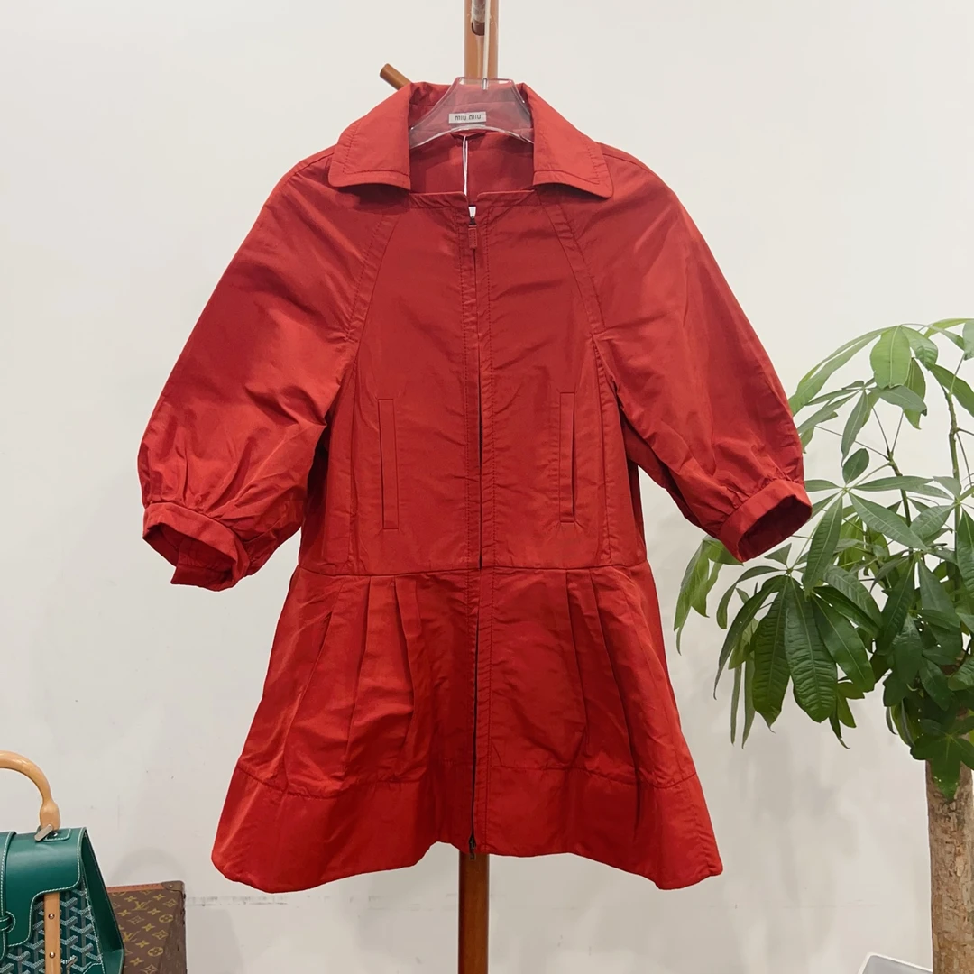 99新 MIU MIU/缪缪 安洁利严选大衣 尺码38 成色看直播GSS23723