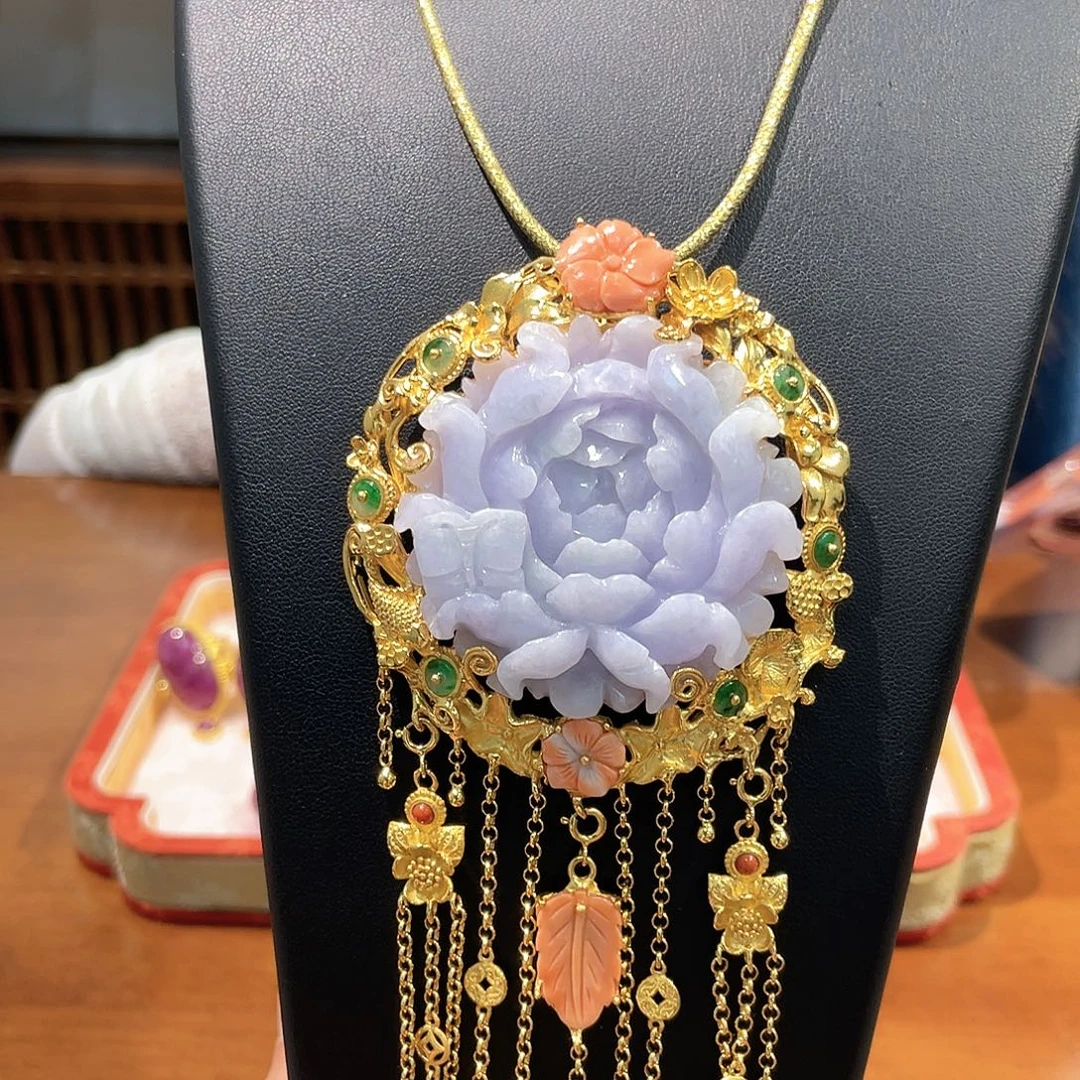 锦纶铁合金吊坠项链