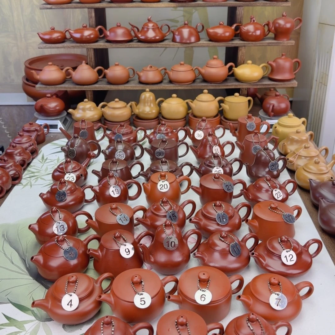 品***盛紫砂茶壶薄胎内嵌将军壶