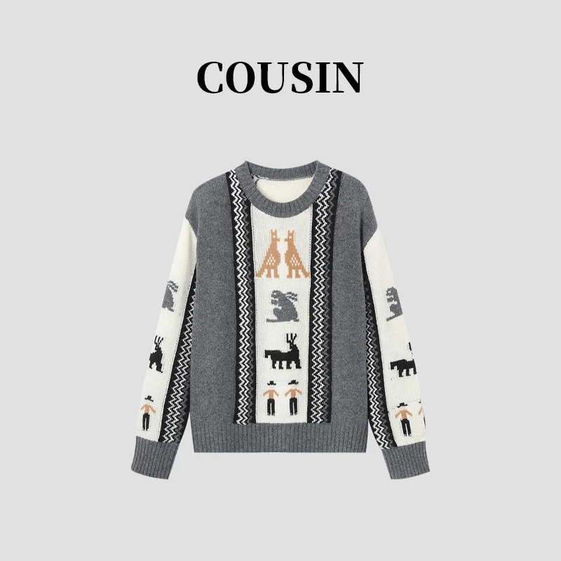 2024秋冬经典减龄针织衫套头毛衣女 1884