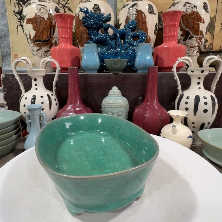 茶盏手工制作陶瓷摆件