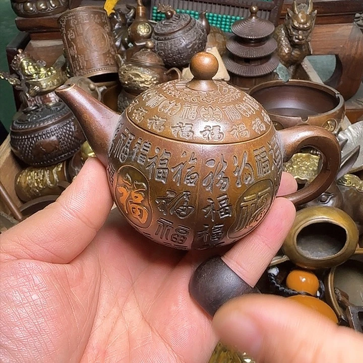 铜器办公室茶室摆件