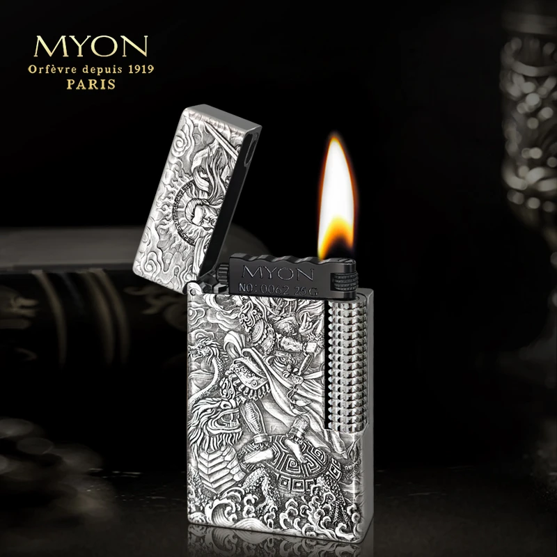 保哥专属MYON爵士待机王勉牌M9真武大帝一机一码煤油打火机