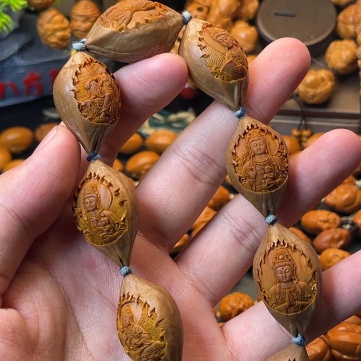 用***社手串/手链橄榄核观音