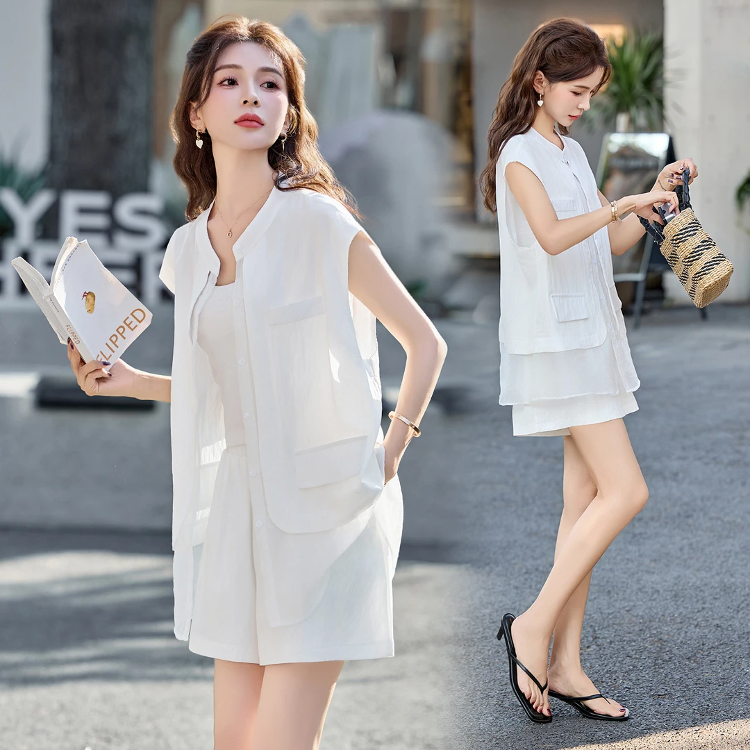 两件套装2025套装显瘦韩版夏装宽松洋气减龄休闲夏季薄款时尚气质