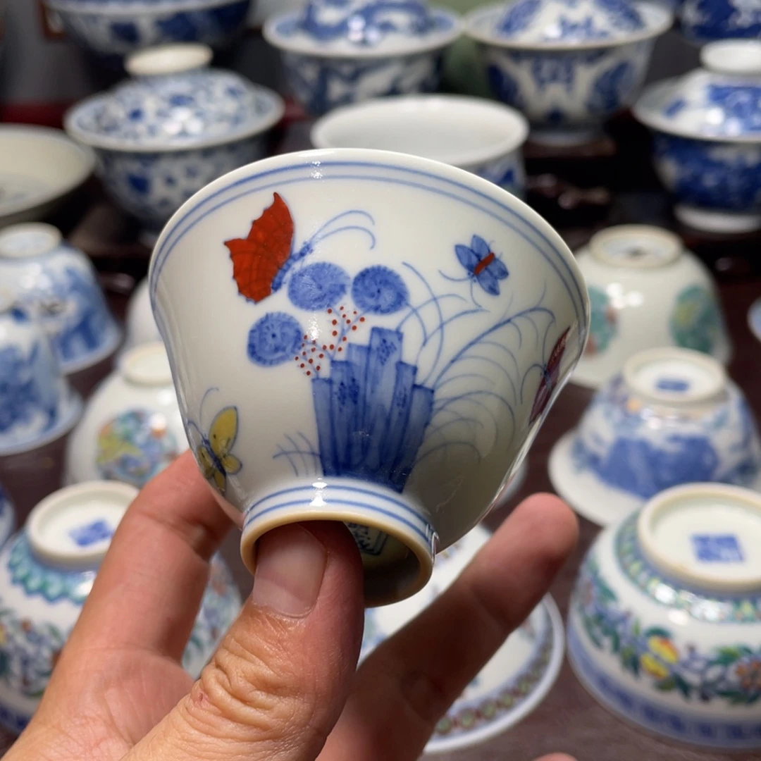 杯景德镇陶瓷现代手工陶瓷茶具