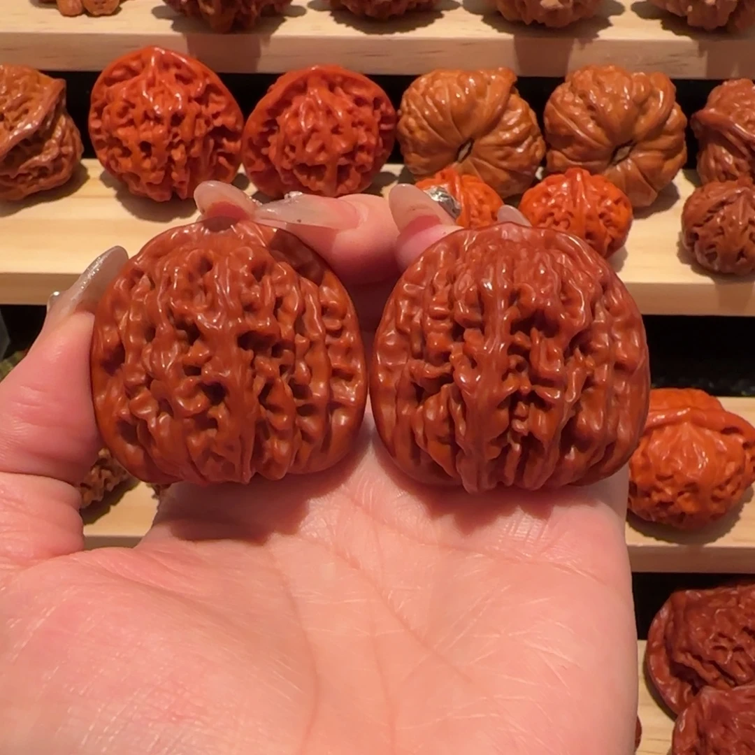 文玩核桃吊坠玉化四座楼41精品2759