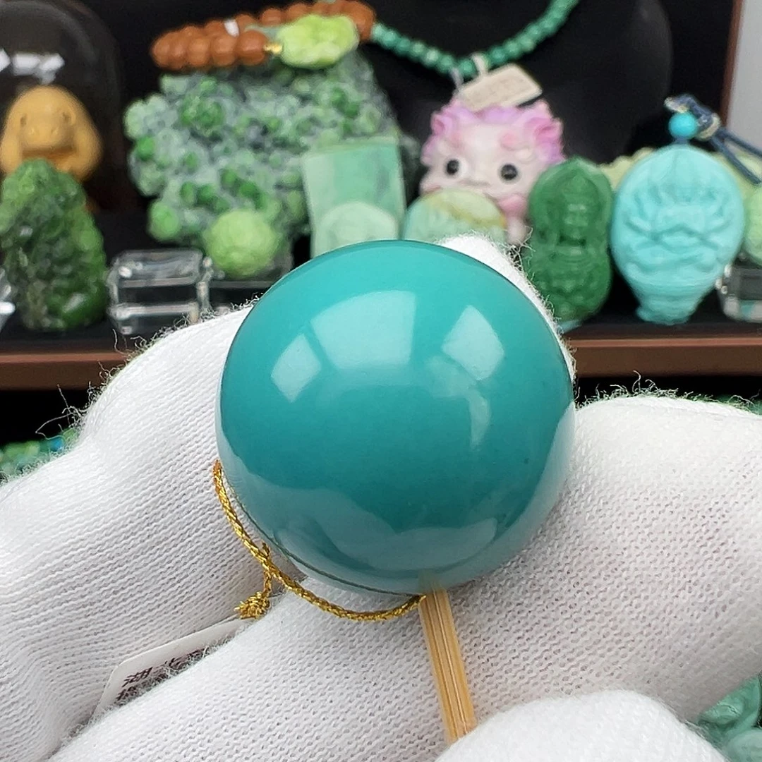 绿松石未镶嵌绿松石主播璐璐