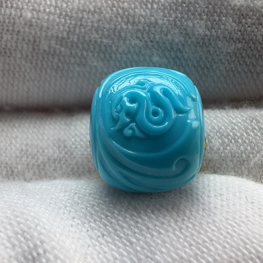 绿松石未镶嵌配饰10.4×9.1