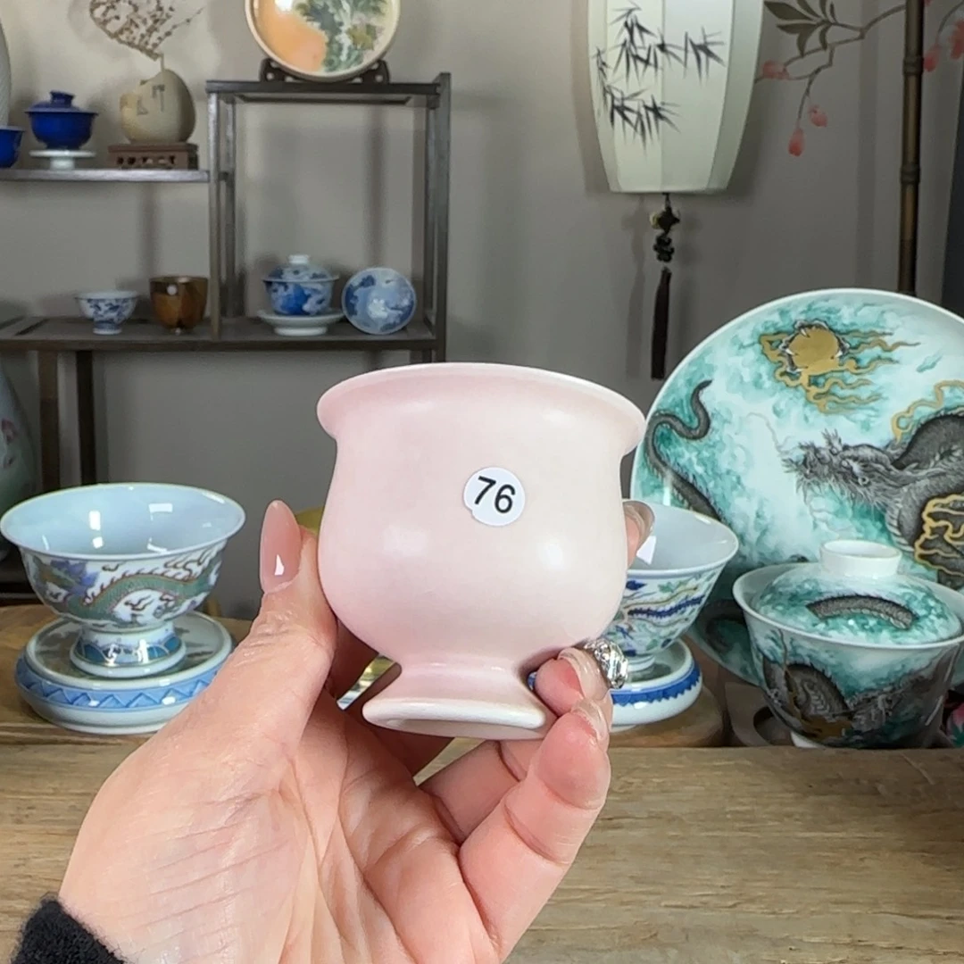 杯景德镇陶瓷柴烧多人