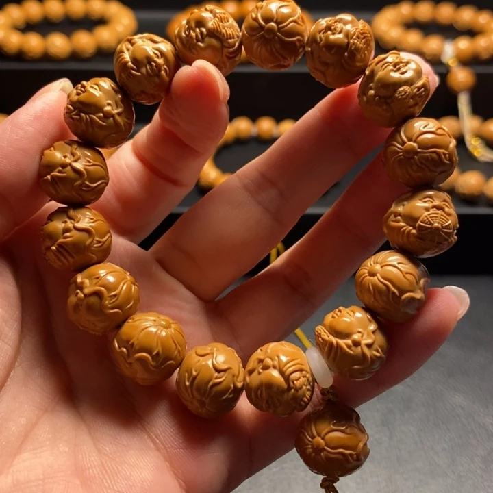 手串猴头核桃荷叶弥勒新款13