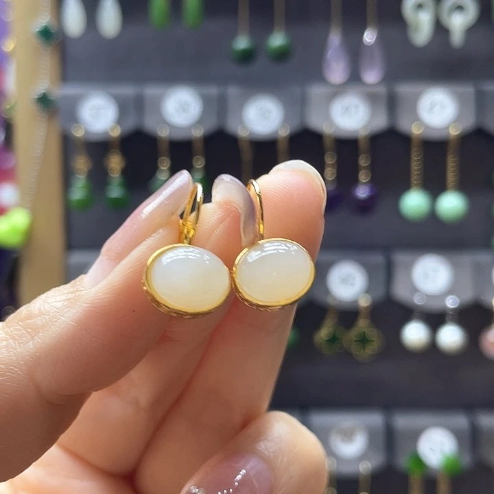 和田玉银S925镶嵌颈饰