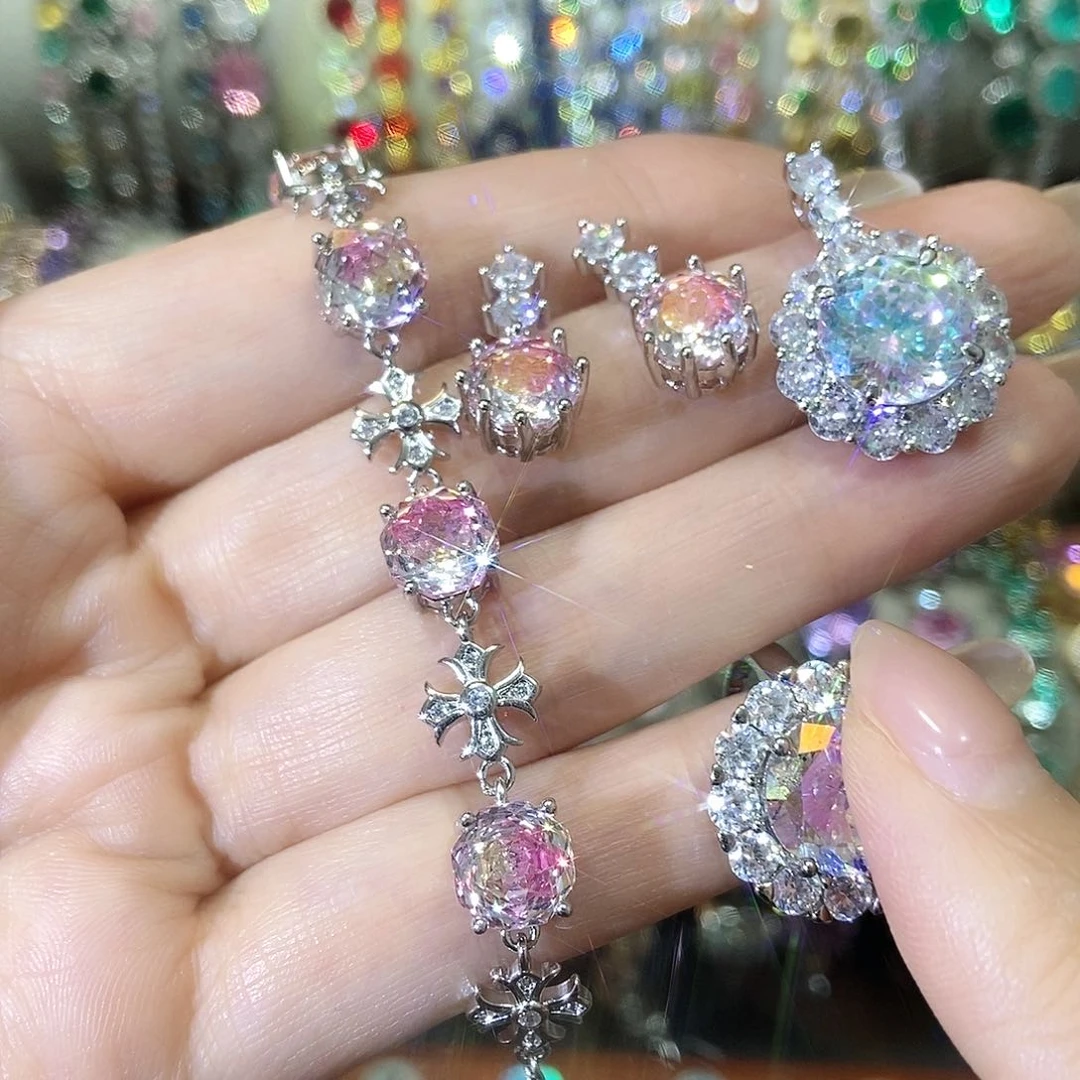 锆石（处理）1一套手链颜色