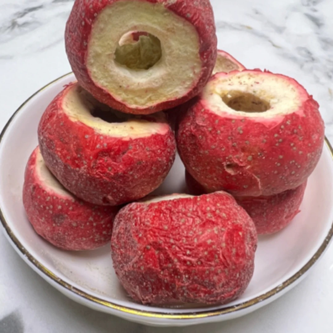 粵汤汇精选冻干脱水山楂干整个通心去籽无硫无添加