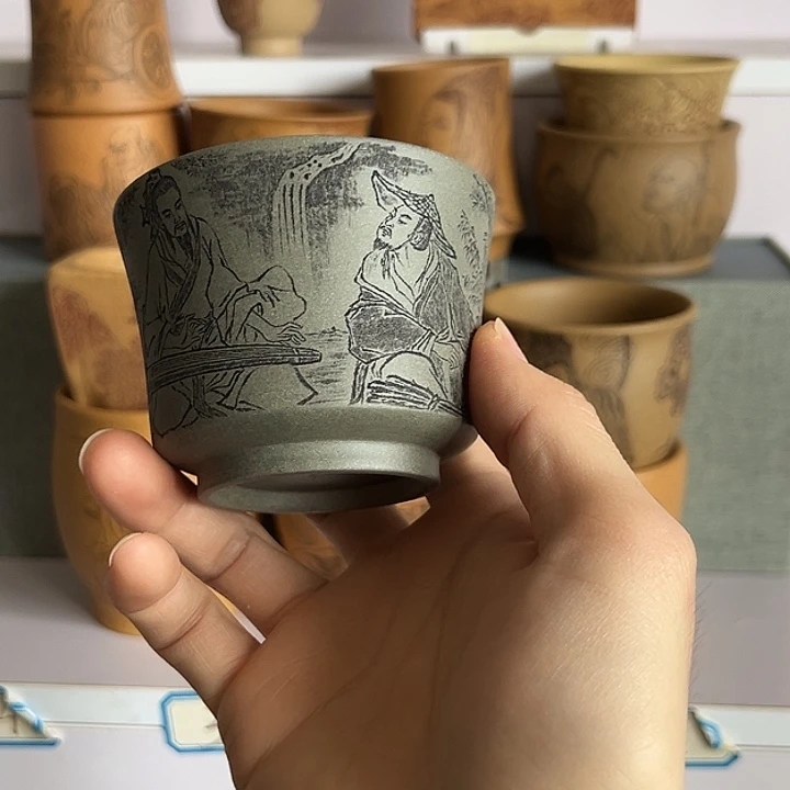 茶杯紫砂微瑕。。。。。。。