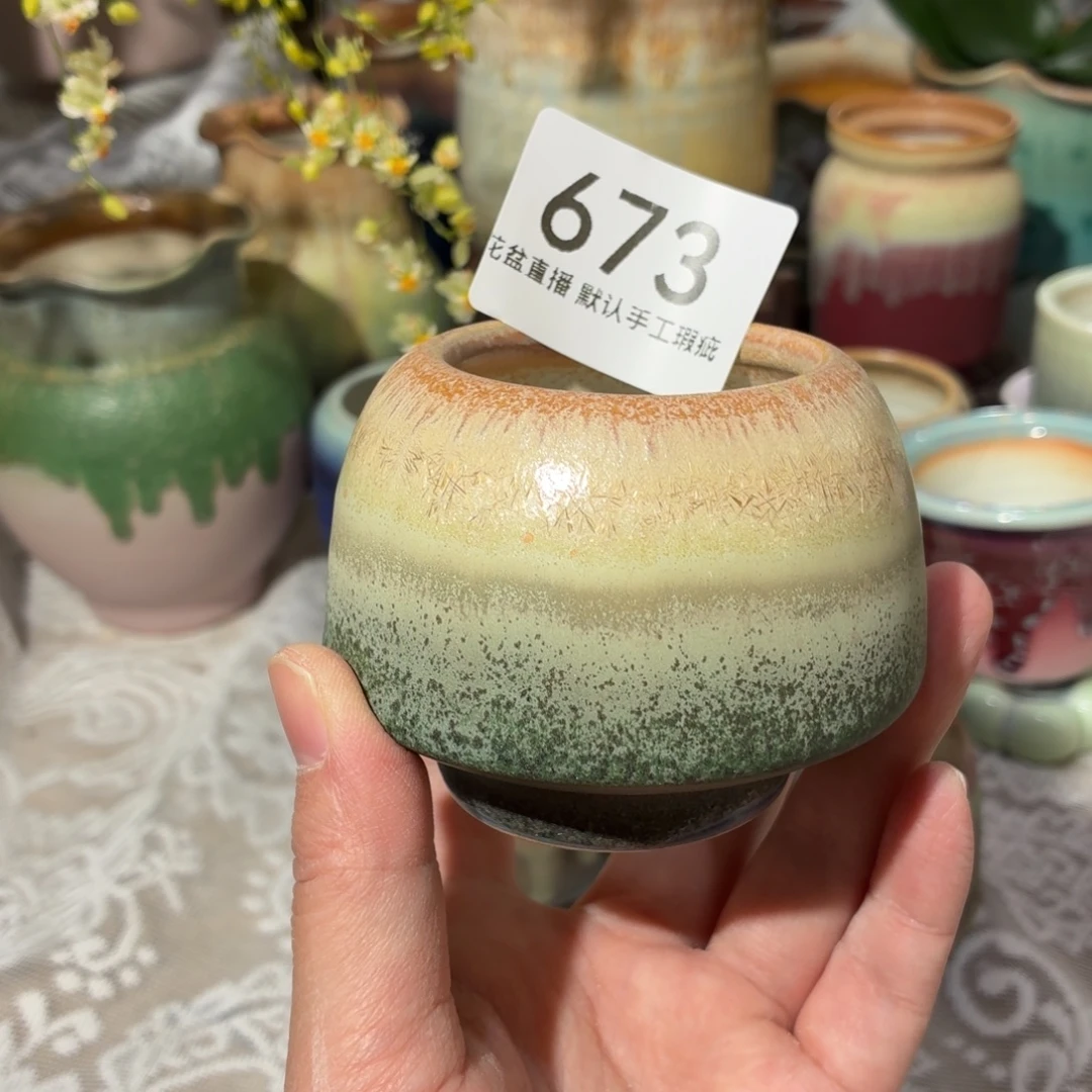 景德镇陶瓷花盆艺术