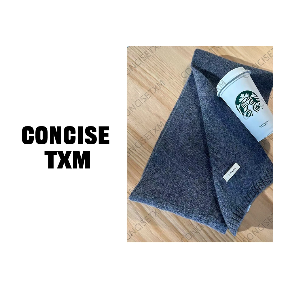 【唐小木】木木同款灰色羊毛围巾 A0817