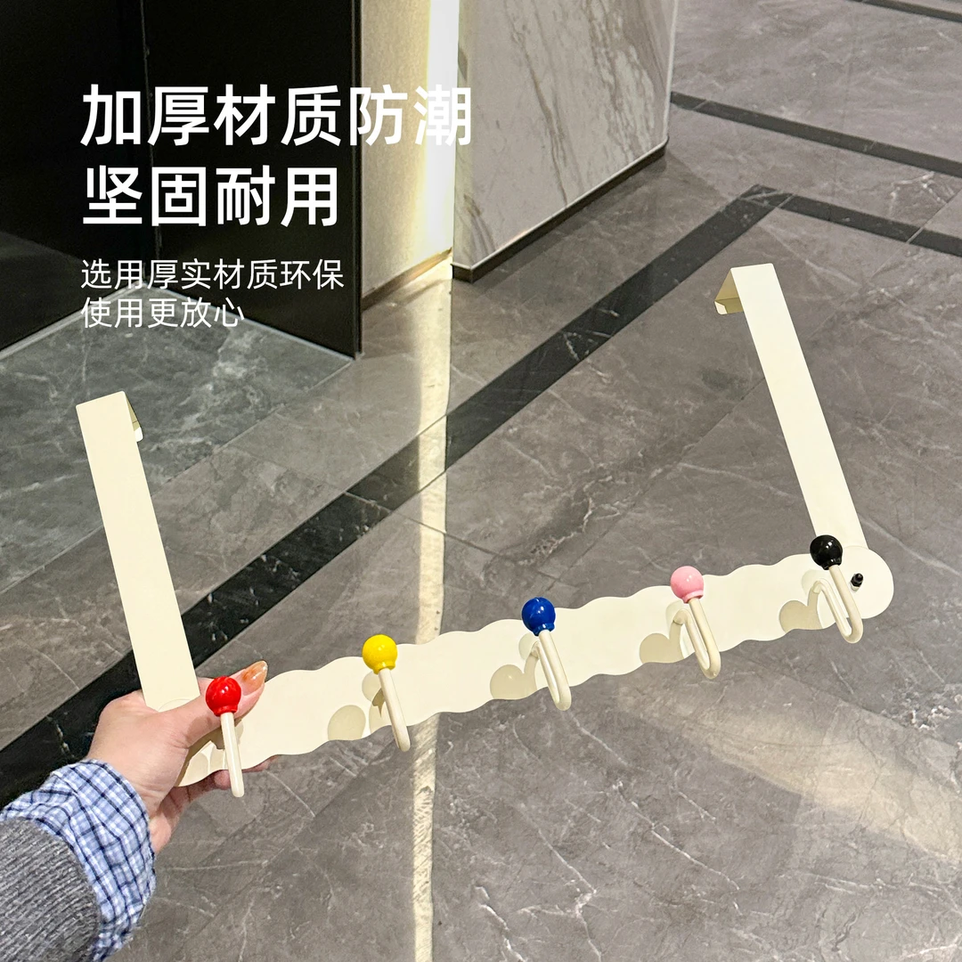 免打孔挂衣架创意挂钩现代简约帽子收纳置物架玄关壁挂无痕衣帽包