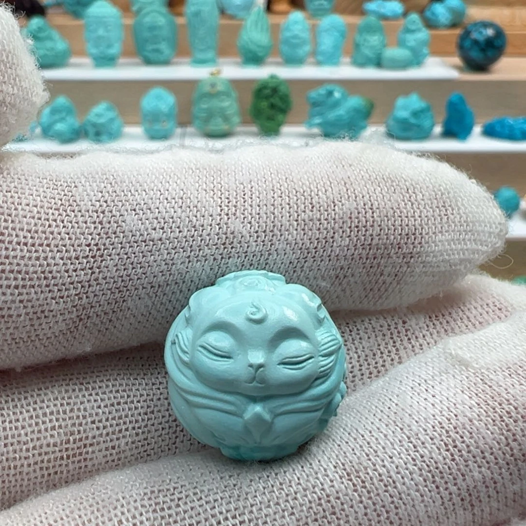 绿松石未镶嵌吊坠(不含链)