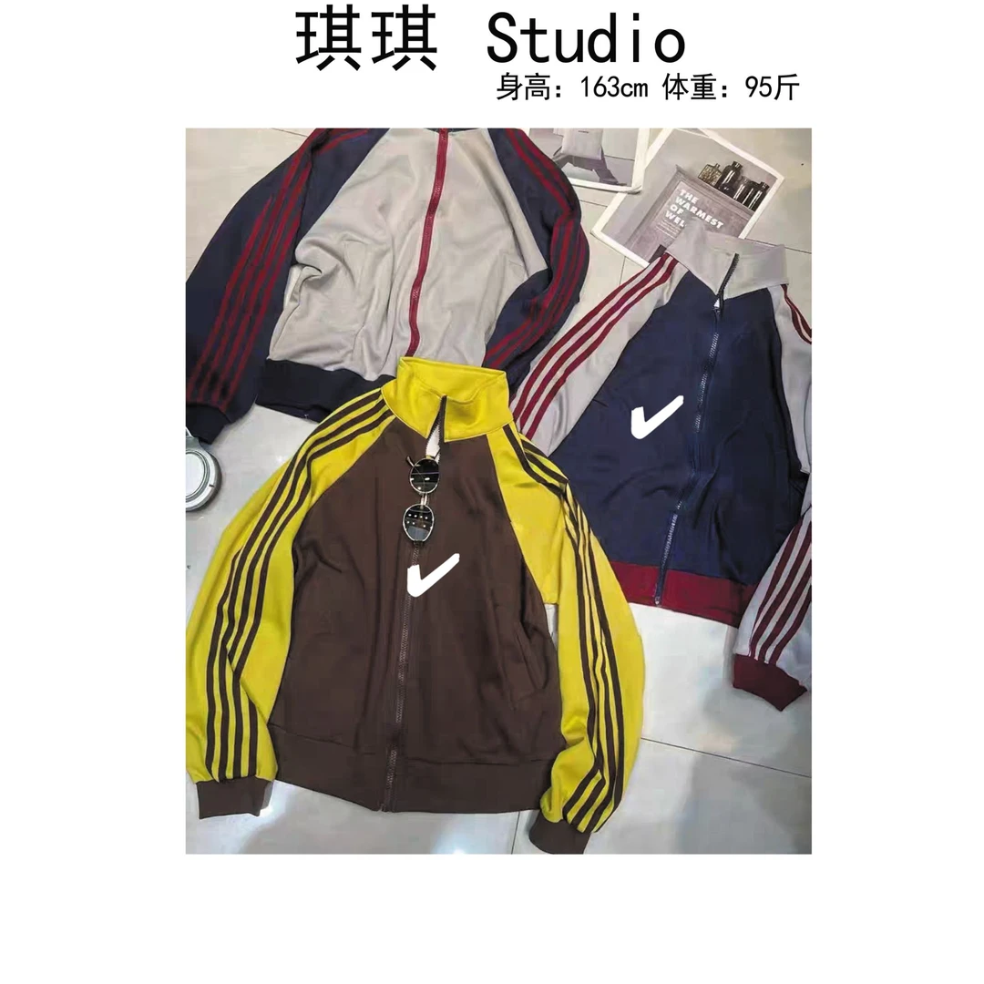 《琪琪家》秋季新款潮流气质时尚拉链立领袖杠宽松减龄外套3321-CS