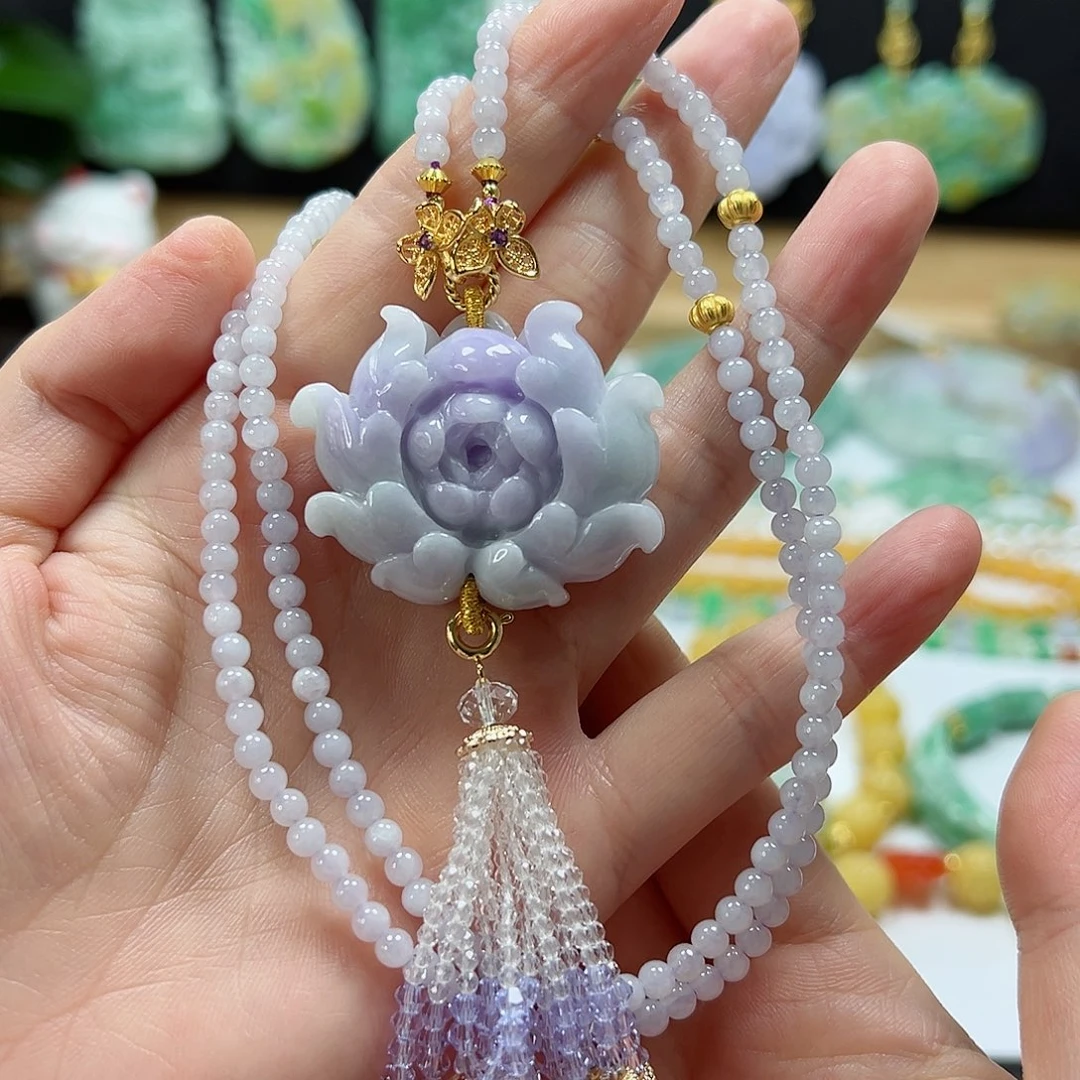 颈饰未镶嵌翡翠吊坠