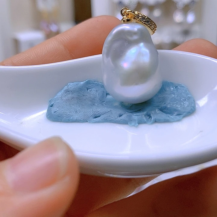 淡水珍珠颈饰合金