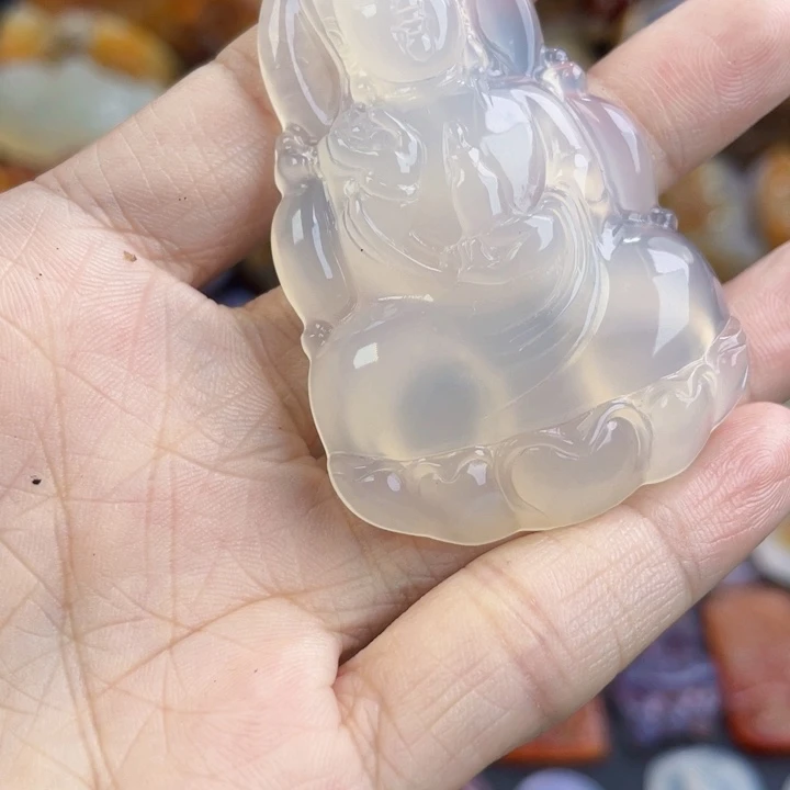 未镶嵌天然玛瑙/玉髓仙