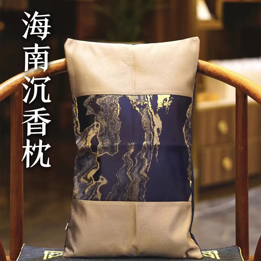 海南沉香枕老料芯勾丝枕头