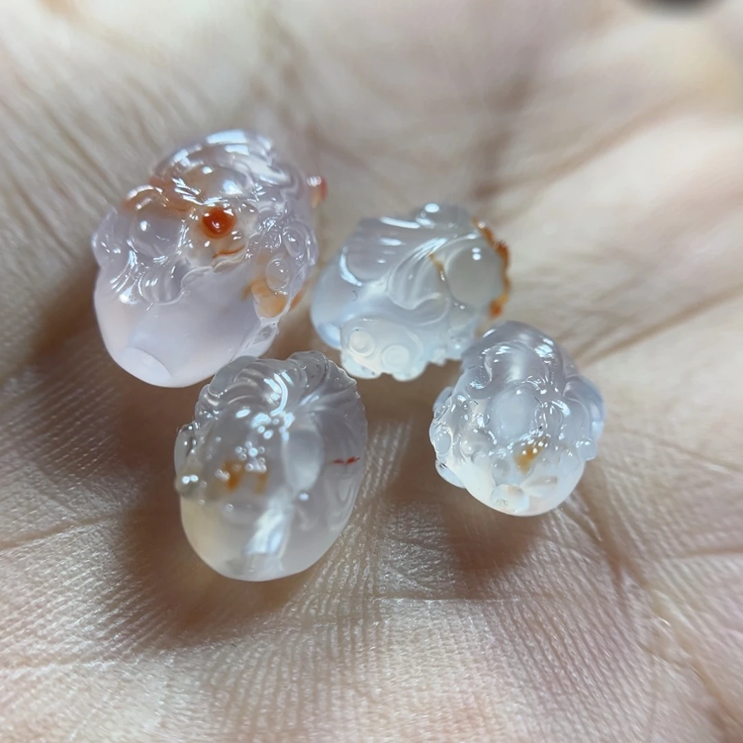 南红玛瑙珠子未镶嵌小*子