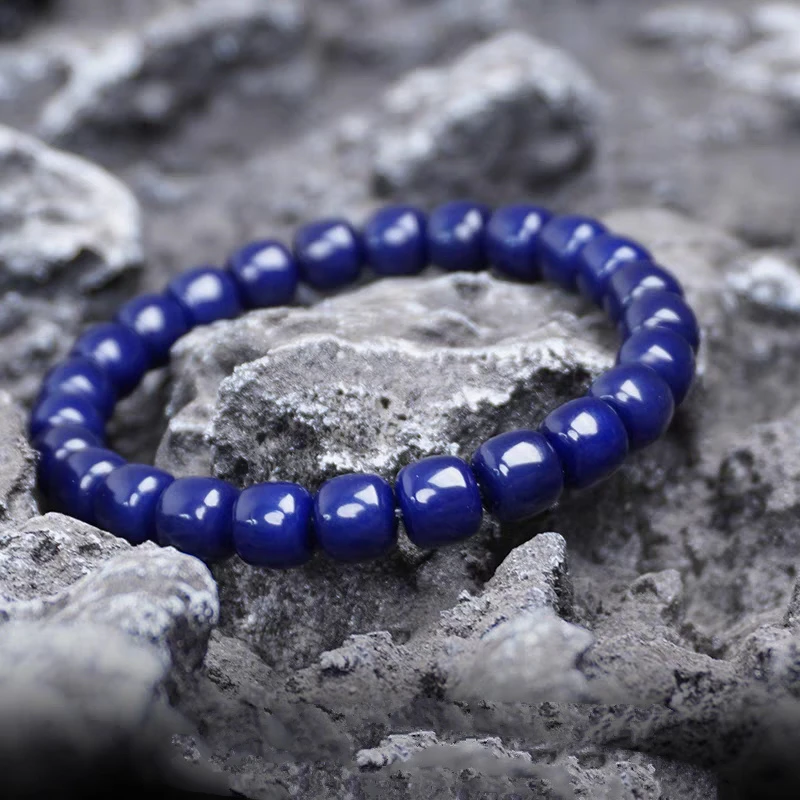 616号蓝色9*8直切手串