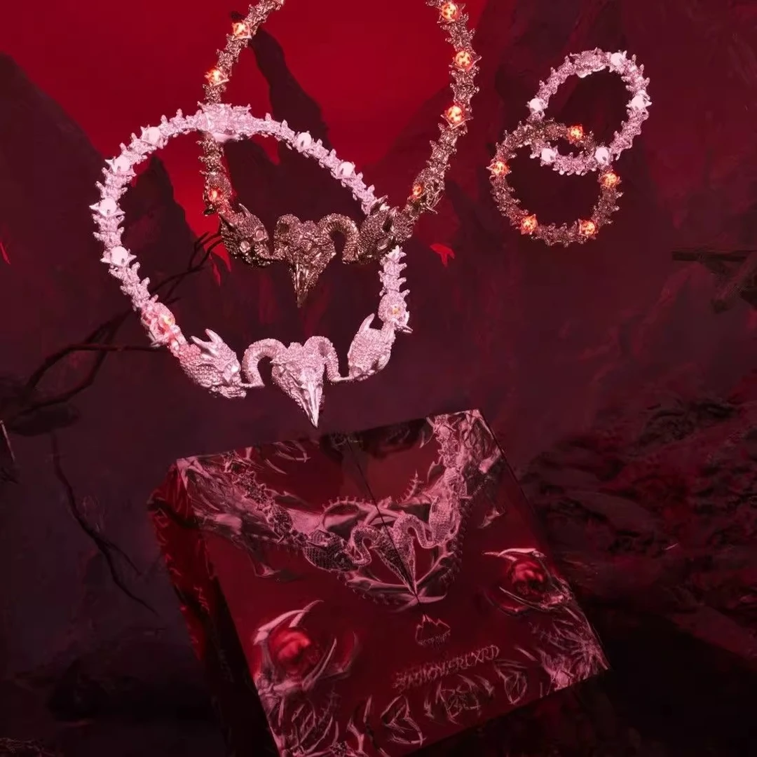 BTSP 25SS联名SASI神龛羊头暗黑重工项链手链