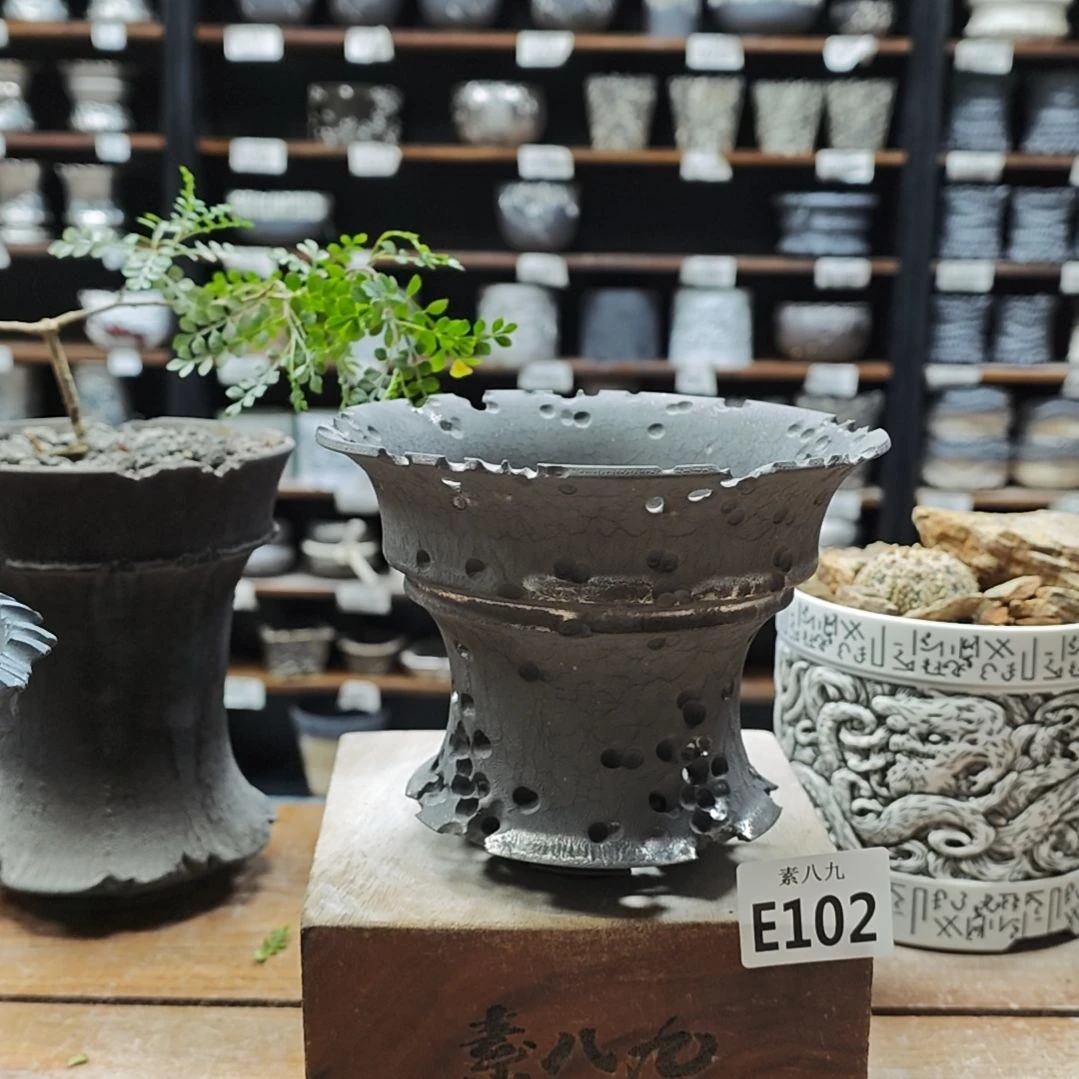 陶素八九陶瓷内口15高12