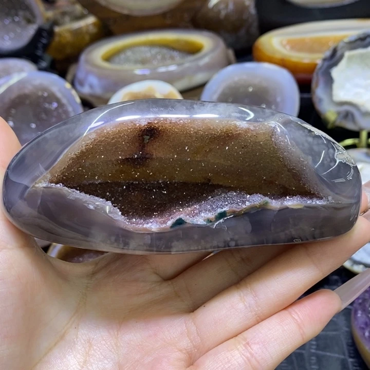 未镶嵌珠宝半成品水晶彩晶满天星洞