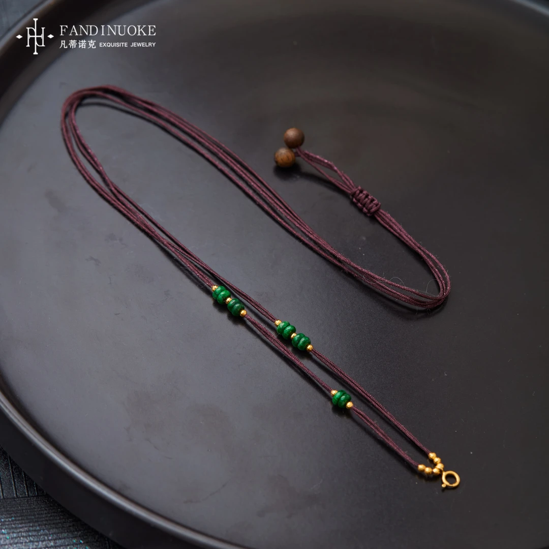 【加加专属】  18K翡翠百搭链多样性发一#XYGD233162-A