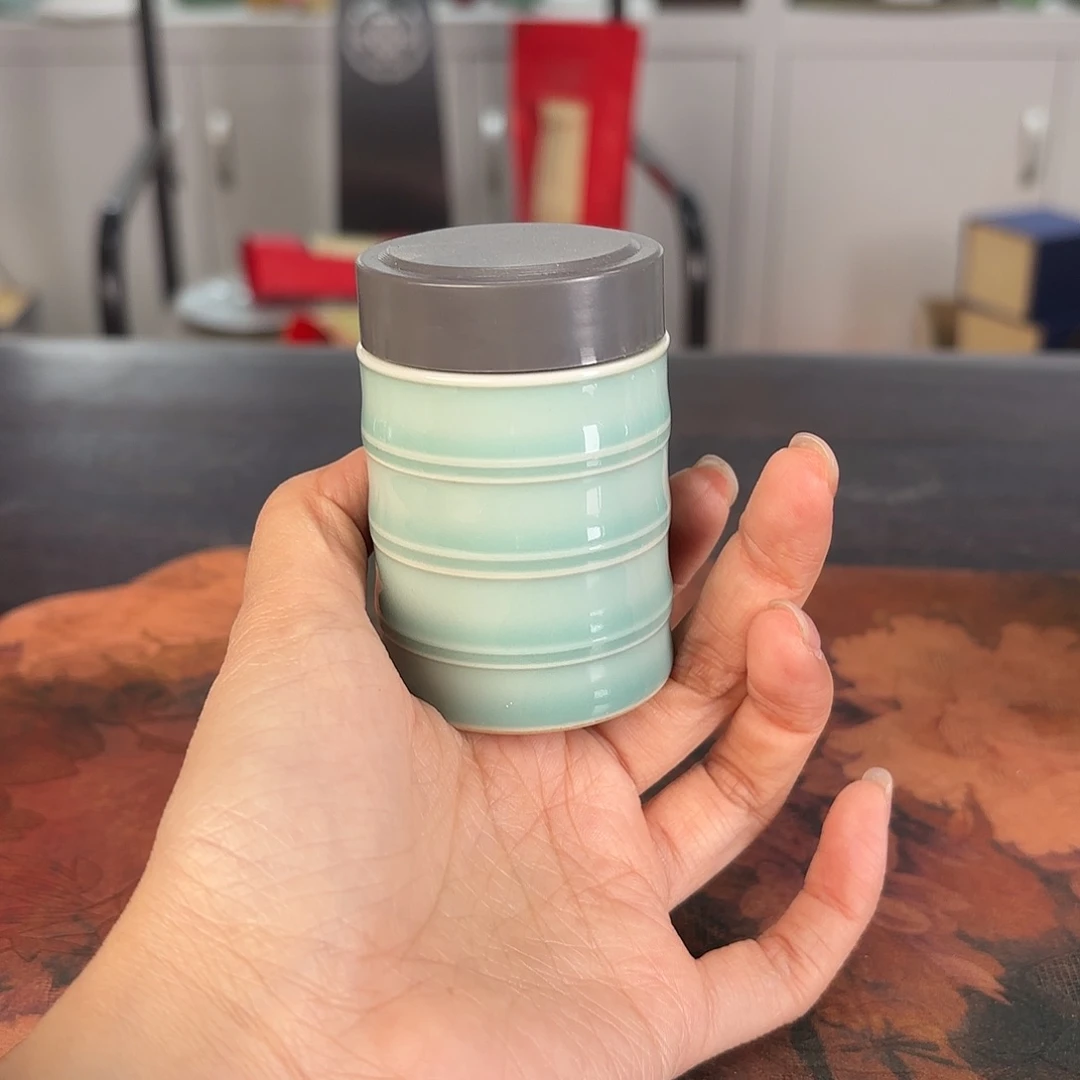 龙泉云间青瓷小米茶器